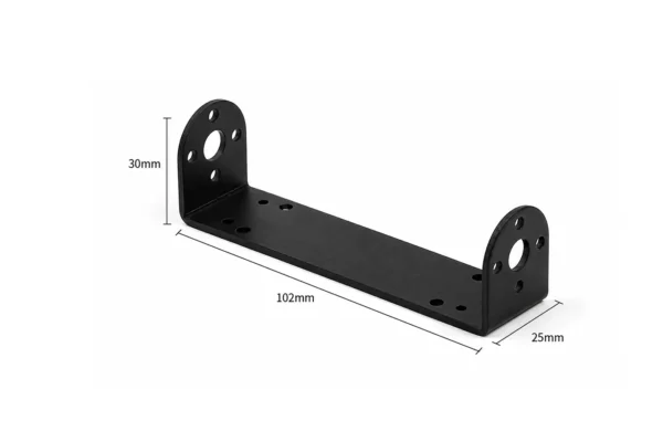u shaped chassis mount bracket dimensions
