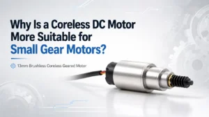 TSL MOTOR 13mm brushless coreless geared motor featured image for small gear motor blog post