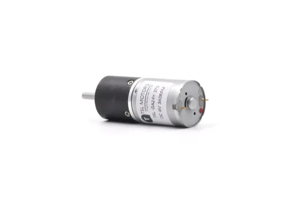 TSL Motors 24GAY-370 DC 6V 340RPM brushed planetary gear motor label