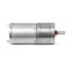 370 gear motor side profile d shaft Side profile view of 370 gear motor with D-shaped output shaft