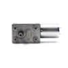 Front mounting face of 4632-370 right angle DC gear motor with mounting holes