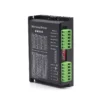 DM556 stepper motor driver front angle view with green terminal blocks