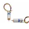 Two 10mm micro planetary geared stepper motors shown in vertical and horizontal orientations