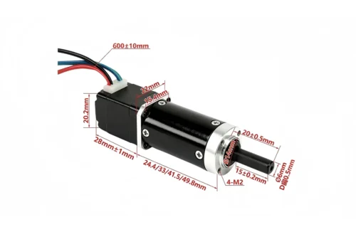 nema 8 stepper geared motor dimensions tsl 20pxg 20sth2806a4 NEMA 8 stepper geared motor TSL-20PXG-20STH2806A4 with steel planetary gearhead key dimensions