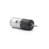 24GAY-370 6V 340RPM brushed DC planetary gear motor with D-cut shaft side view