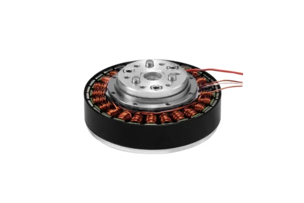 Internal copper coil windings and stator structure of TSL-GIM6010-8 robot actuator motor