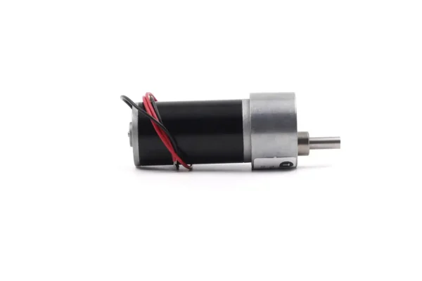 Compact TSL-JGB37-31ZY 24V DC spur gear motor isolated side profile