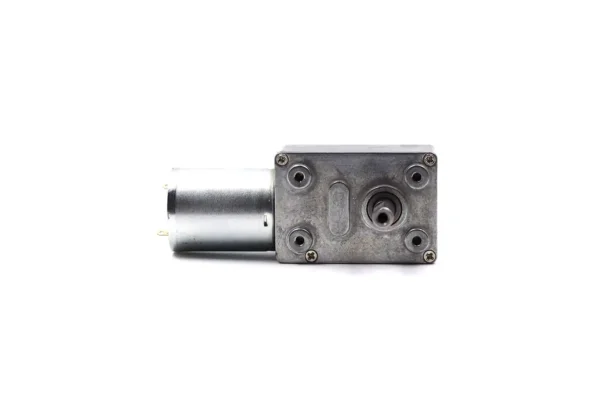 Horizontal layout of TSL-JGY4632-370 right angle DC worm gear motor mounting face