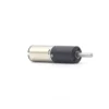 Isometric view of a 12mm DC gear motor with brushed coreless motor and powder metallurgy gearbox on a white background