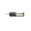 Horizontal side profile of the 12mm DC gear motor featuring a brushed coreless motor and powder metallurgy gearbox