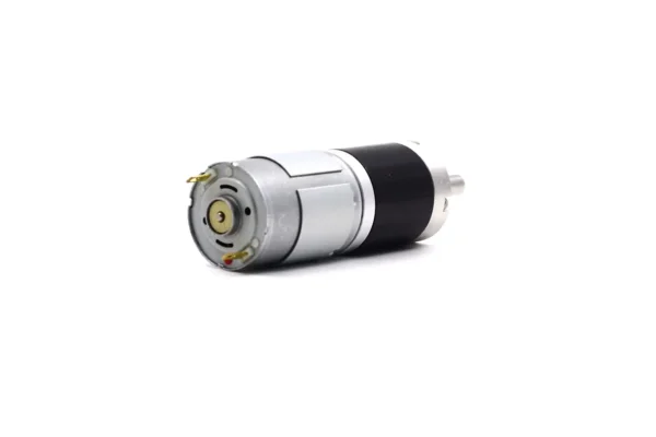 Back perspective angle of TSL-28GAY-385 24V DC planetary gear motor
