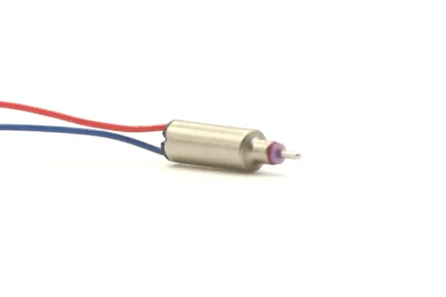 TSL-CL03208 3mm Coreless DC Motor with red and blue lead wires and output shaft