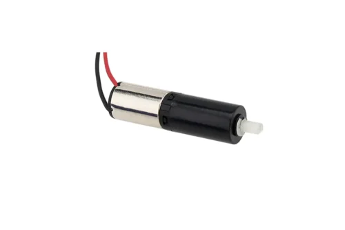 6mm planetary gear motor TSL-6PGP-CL0610 isometric view with wire leads