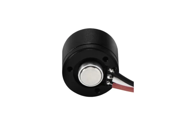 Close-up of motor solder pads and stator assembly on TSL-GB1105 16mm gimbal motor