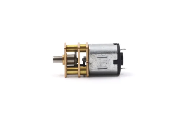 Opposite side profile of TSL-GA12-N10 N10 gear motor displaying compact 10mm metal casing