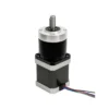 NEMA 17 planetary geared stepper motor with direct lead wire output