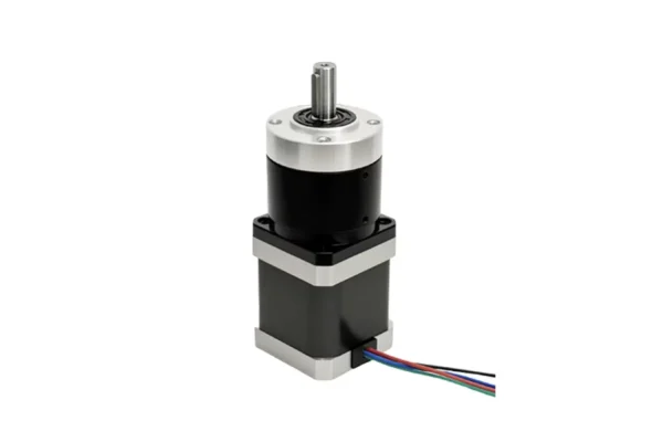 NEMA 17 planetary geared stepper motor with direct lead wire output