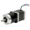 Dimension diagram of plug-in type NEMA 17 planetary geared stepper motor