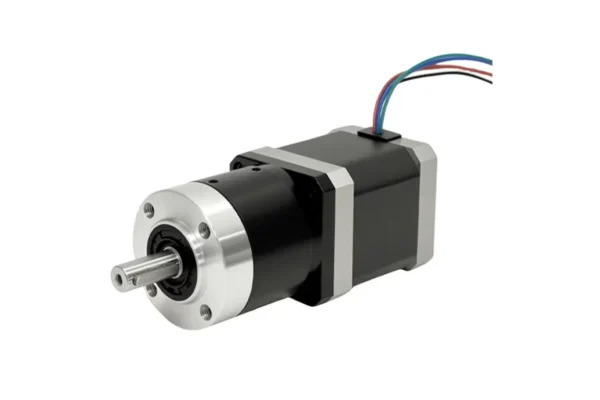 Dimension diagram of plug-in type NEMA 17 planetary geared stepper motor