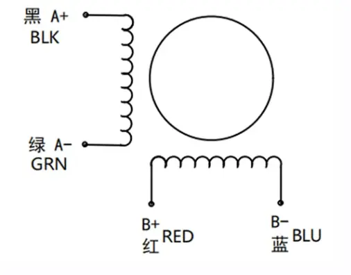 nema17 2 phase stepper motor winding wiring diagram