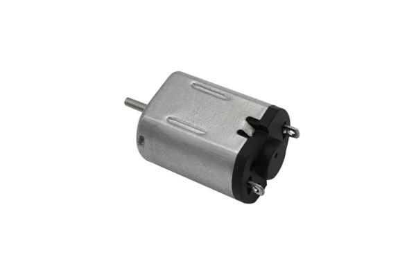 Rear view of the TSL-RFF-M10VAB M10 DC motor displaying power connection terminals and robust back cover.